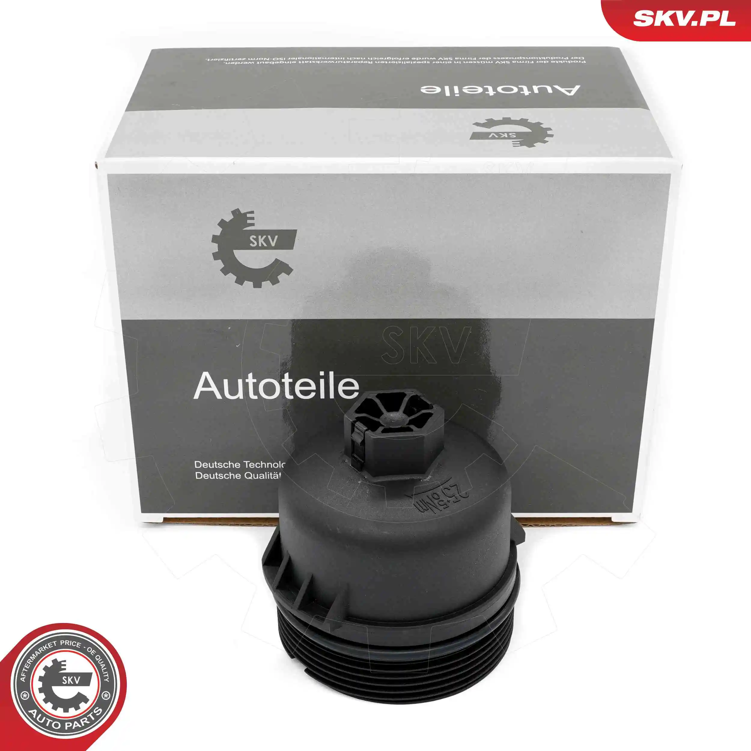 Cap, oil filter housing